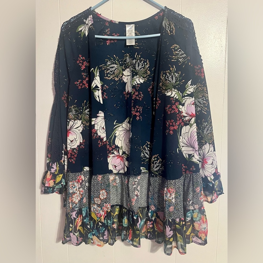 Floral cover up. One size